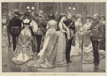 The Coming of Age of Prince Albert Victor Edward of Wales, the Ball at Sandringham